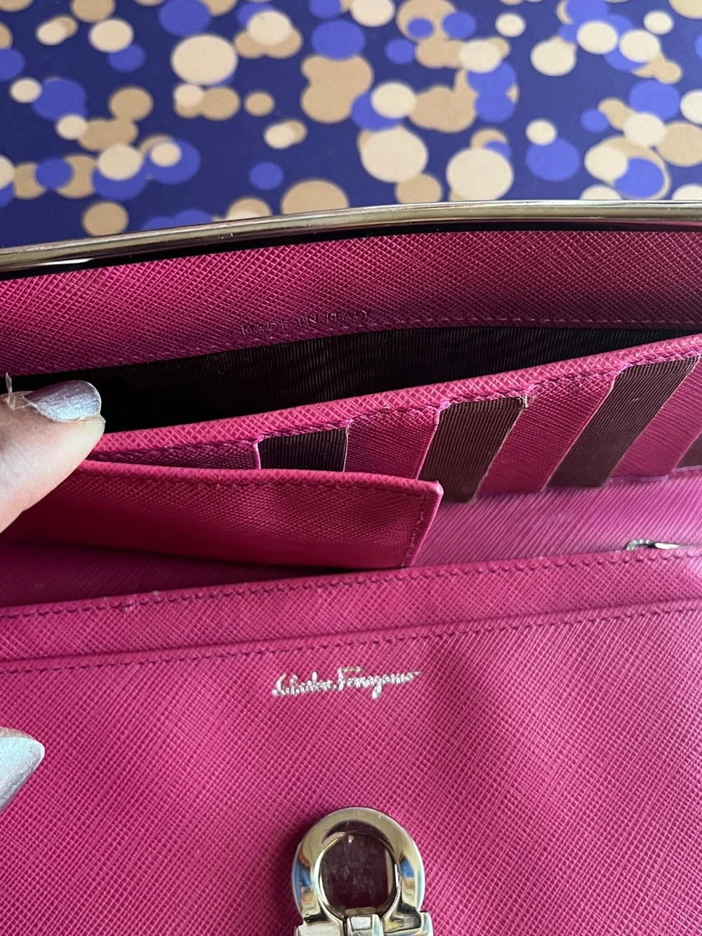 Salvatore Ferragamo sleek red